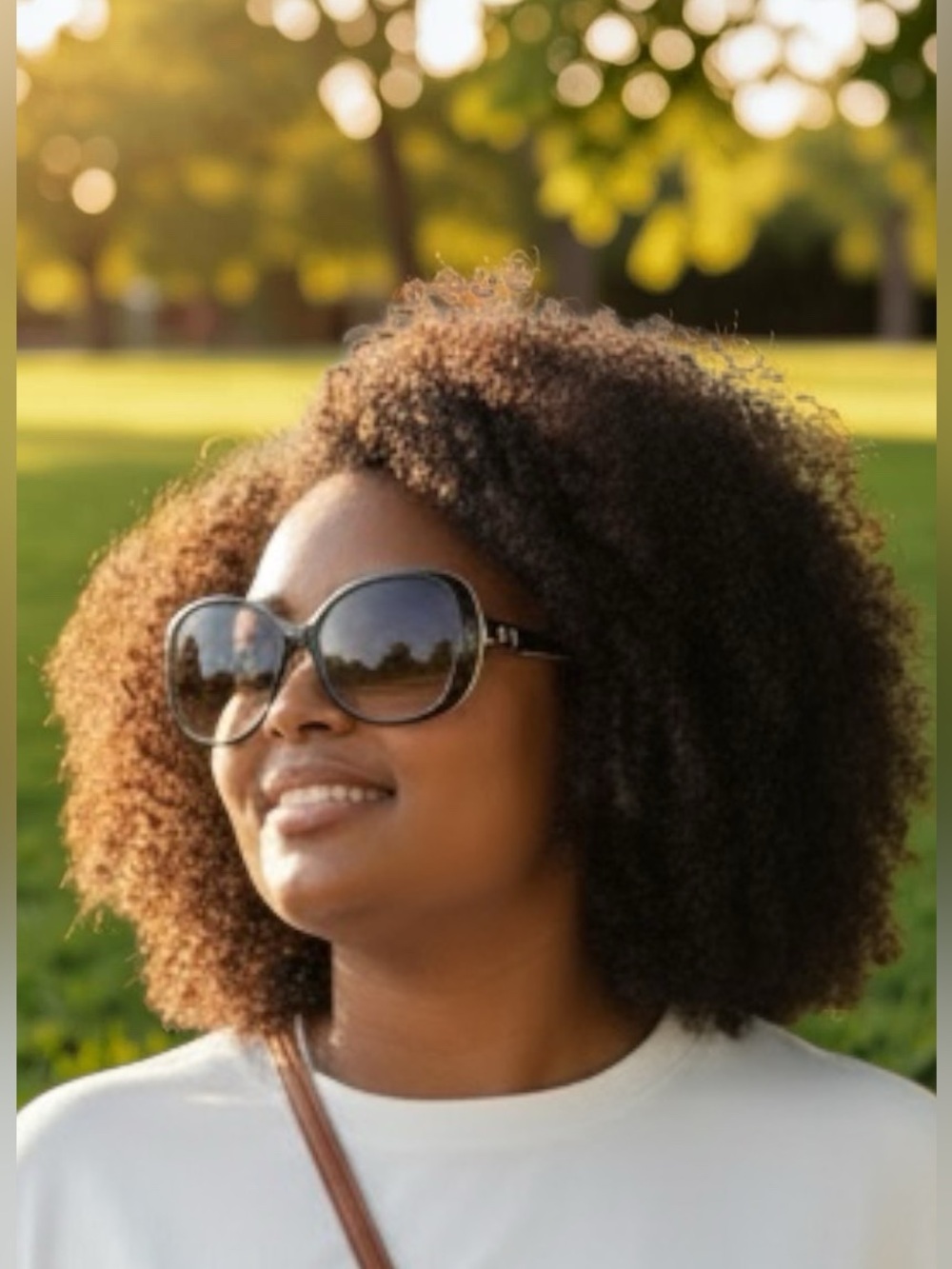 Ann Taylor Two-Tone Oversized Sunglasses
